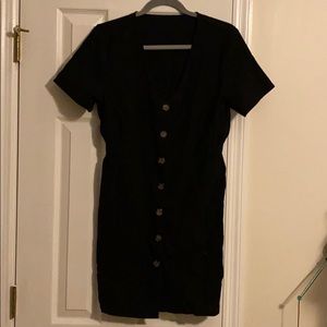 🔴3 for $15🔴 SHEIN Black Button Down Dress